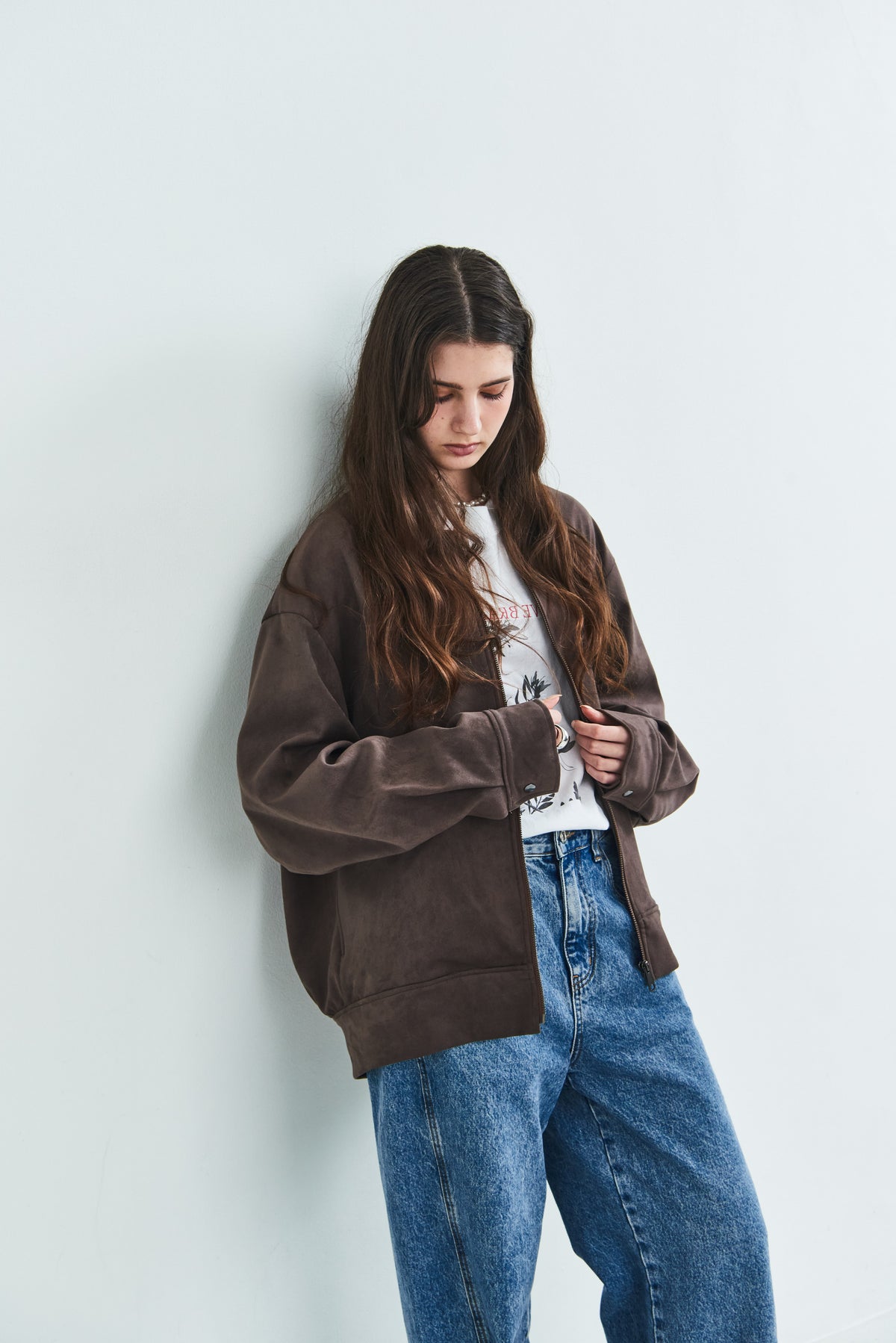 【PRE ORDER】Suede Zip Jacket