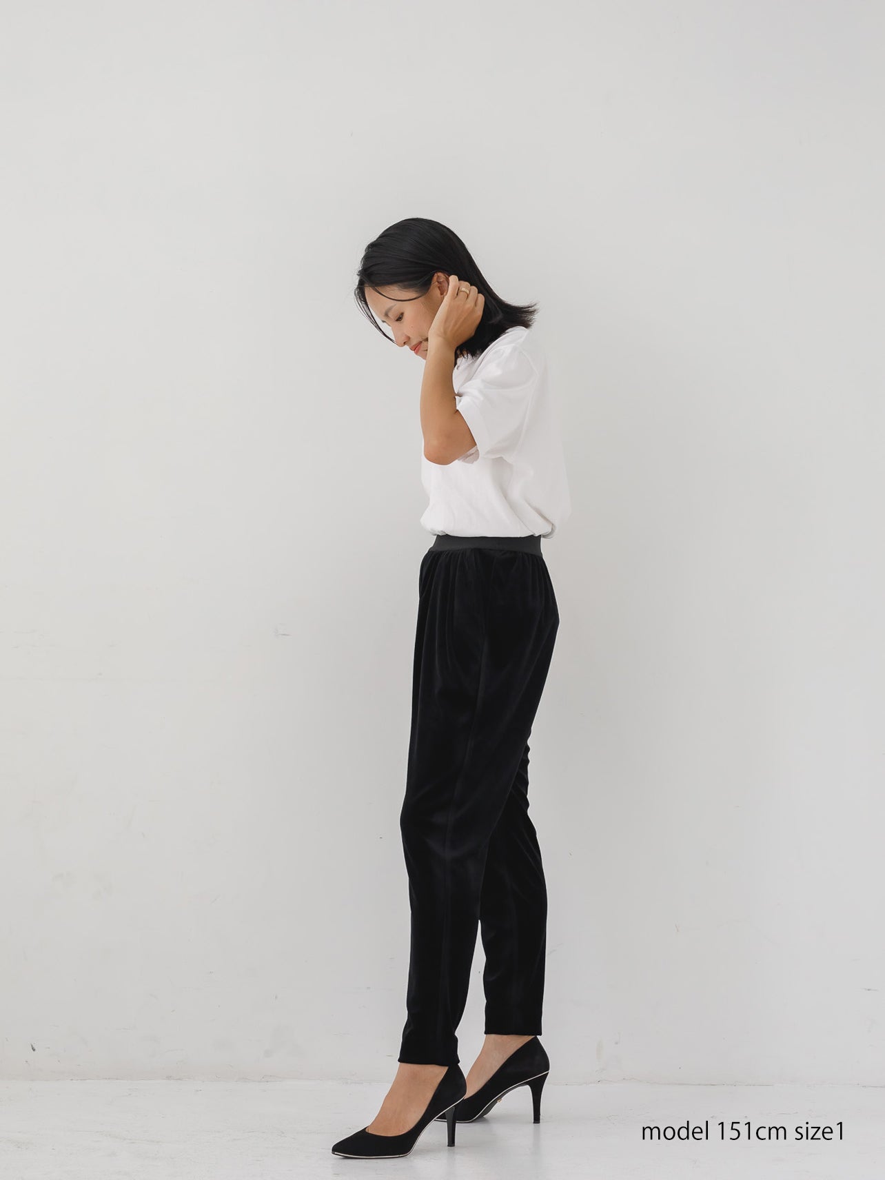 Velour easy pants
