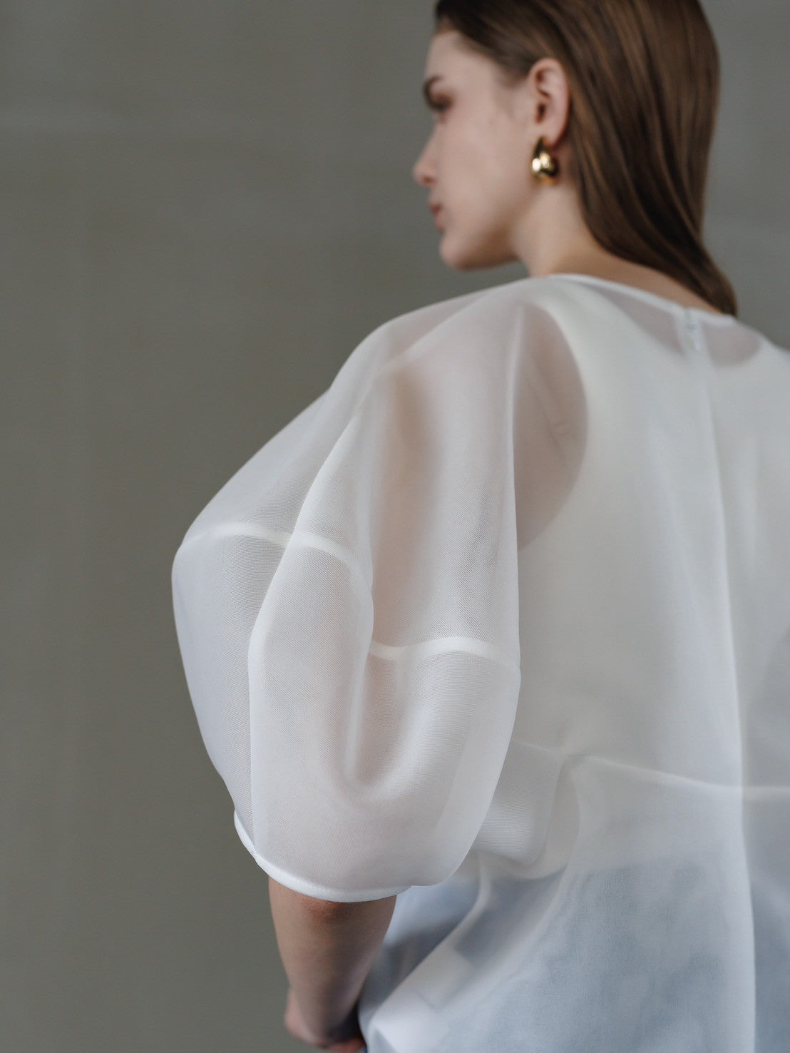 Re order//Sheer Sculpture Tops