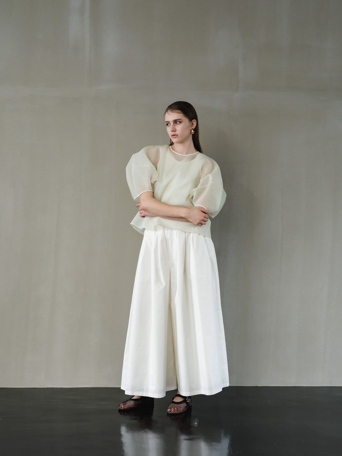 Re order//Sheer Sculpture Tops