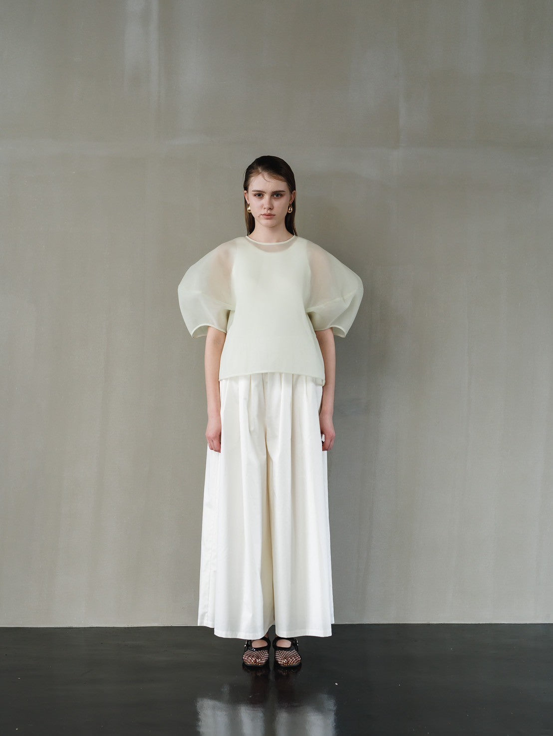 Re order//Sheer Sculpture Tops