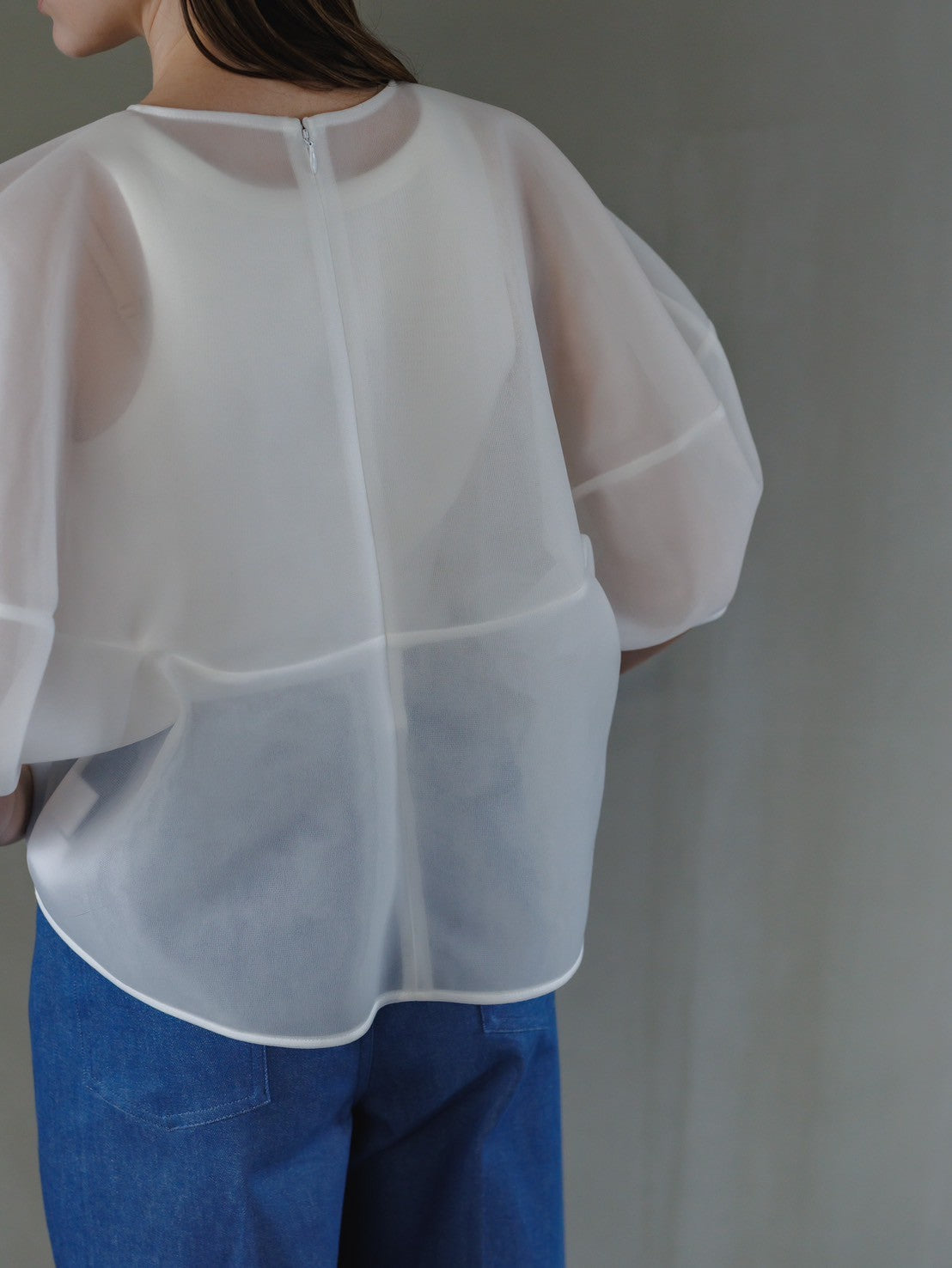 Re order//Sheer Sculpture Tops
