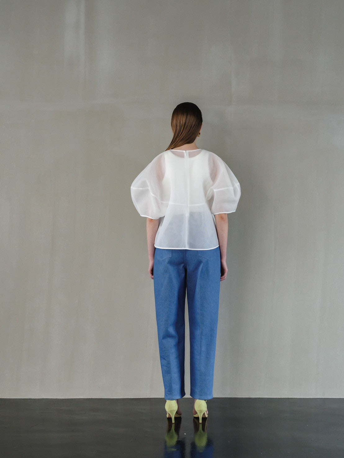 Re order//Sheer Sculpture Tops