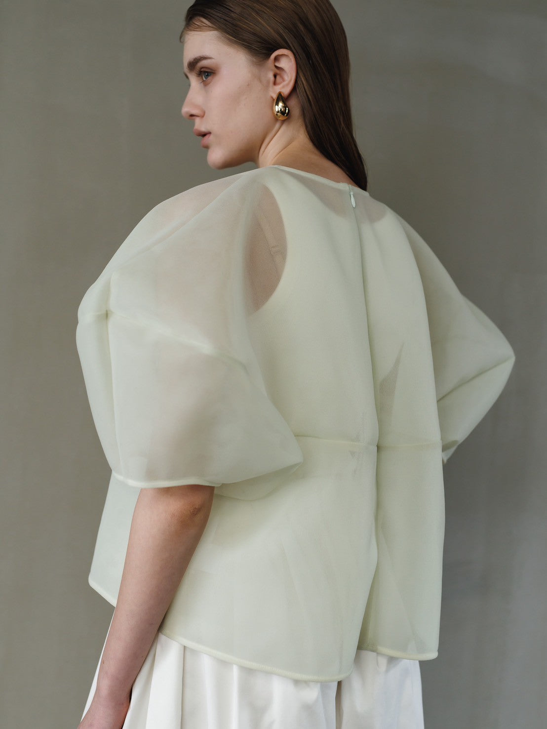 Re order//Sheer Sculpture Tops