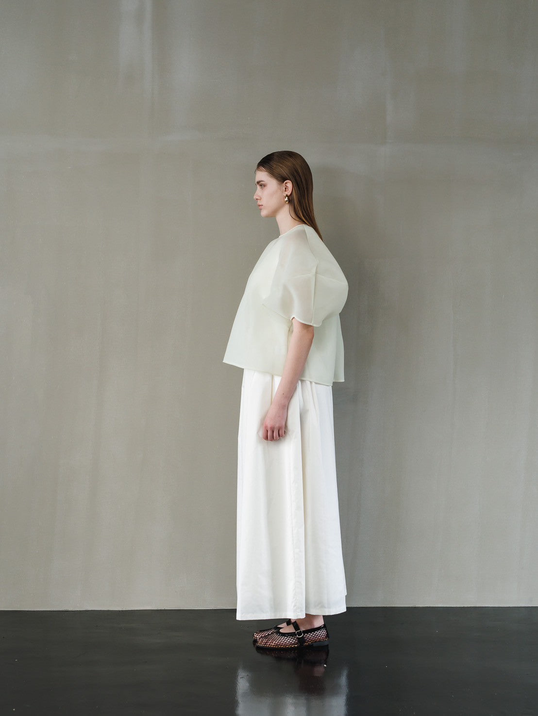 Re order//Sheer Sculpture Tops
