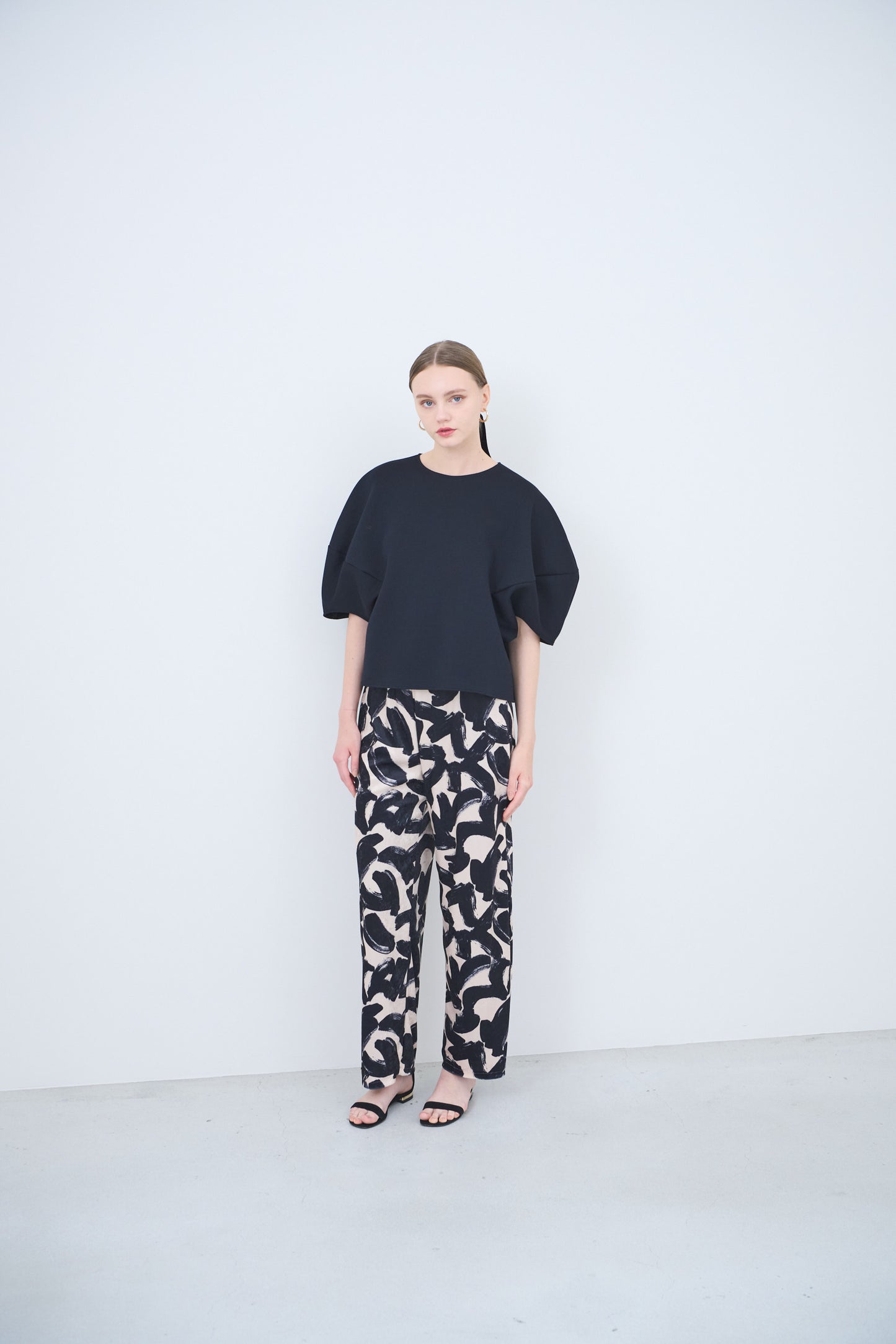 Pre Order // Velour ink wave pants