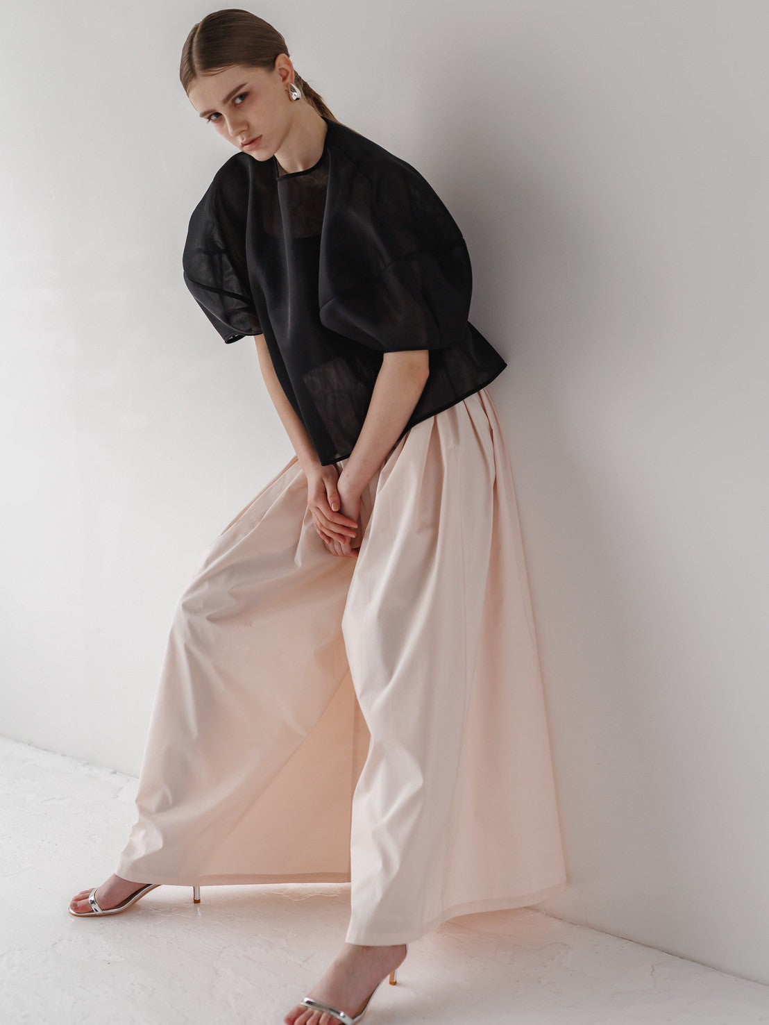 Re order//Sheer Sculpture Tops