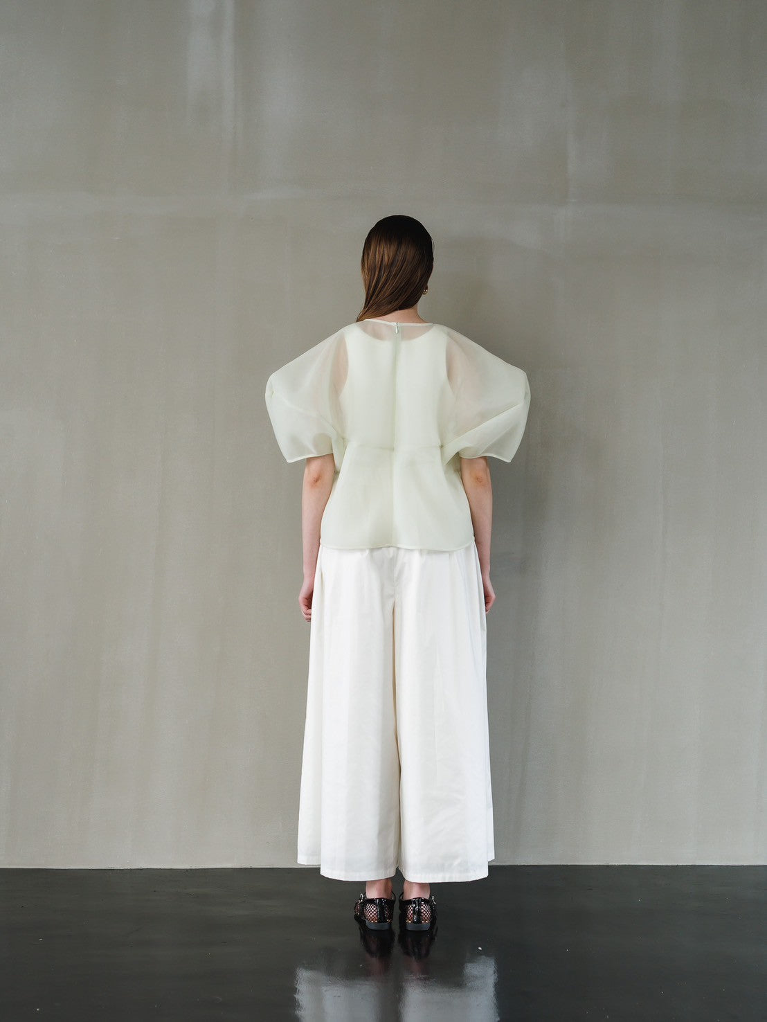 Re order//Sheer Sculpture Tops