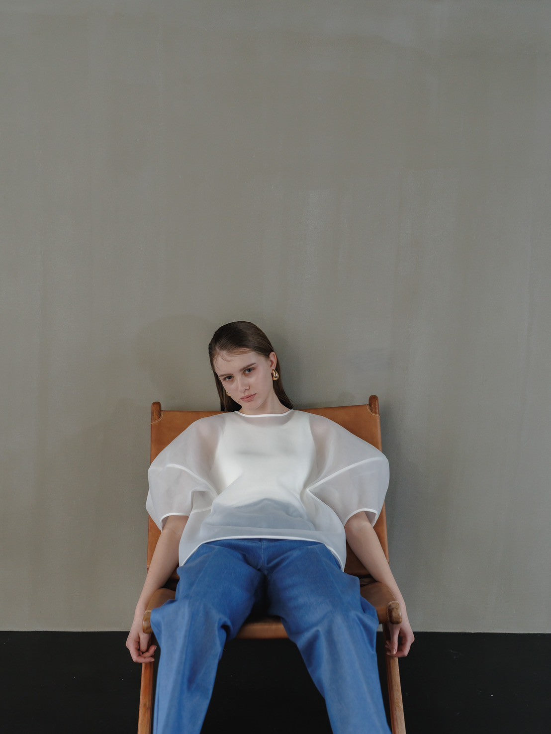 Re order//Sheer Sculpture Tops