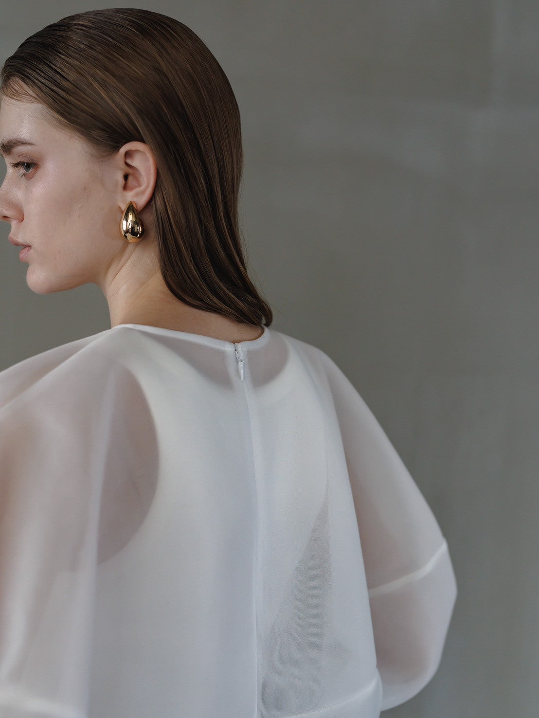 Re order//Sheer Sculpture Tops