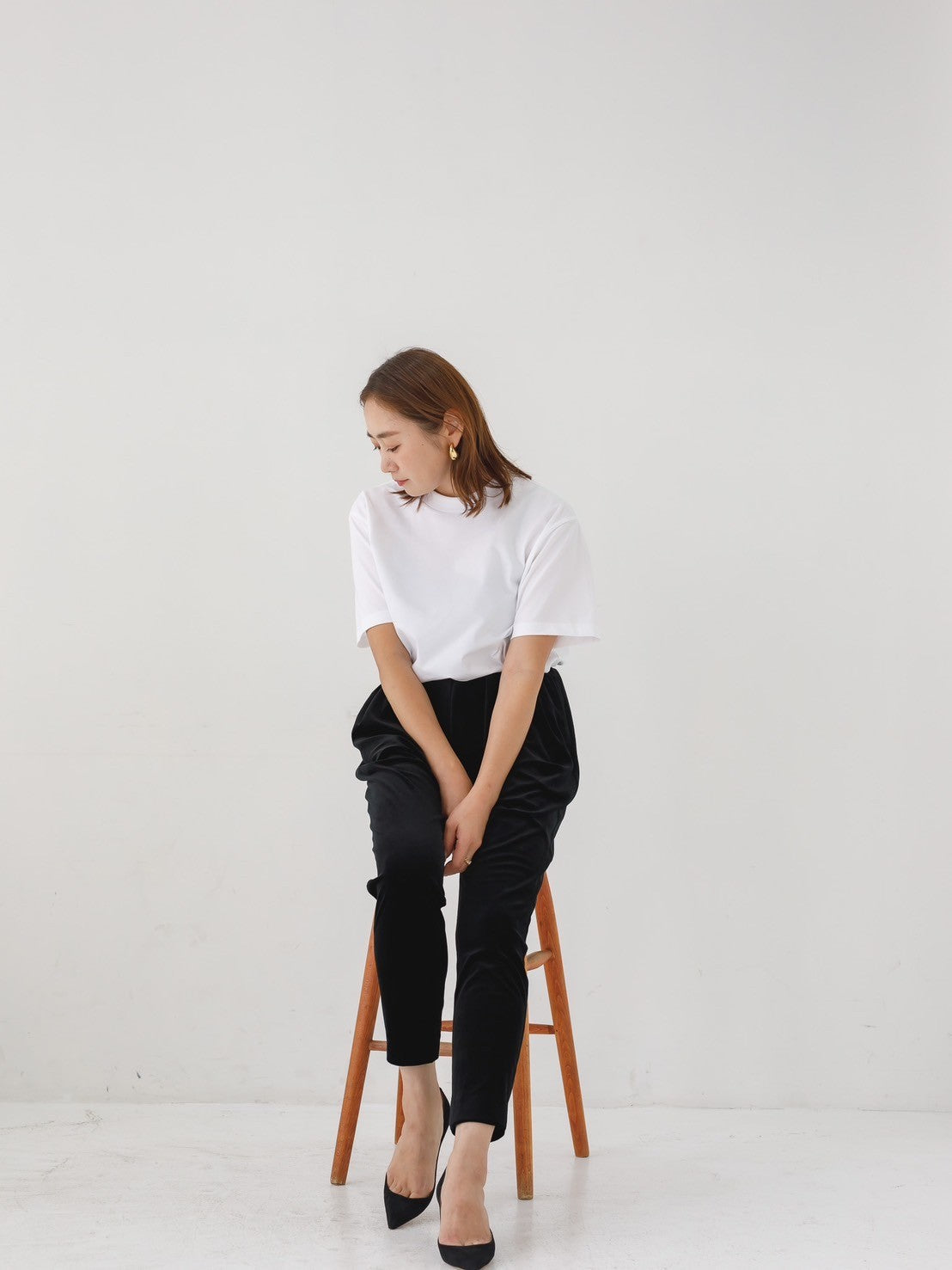 Velour easy pants