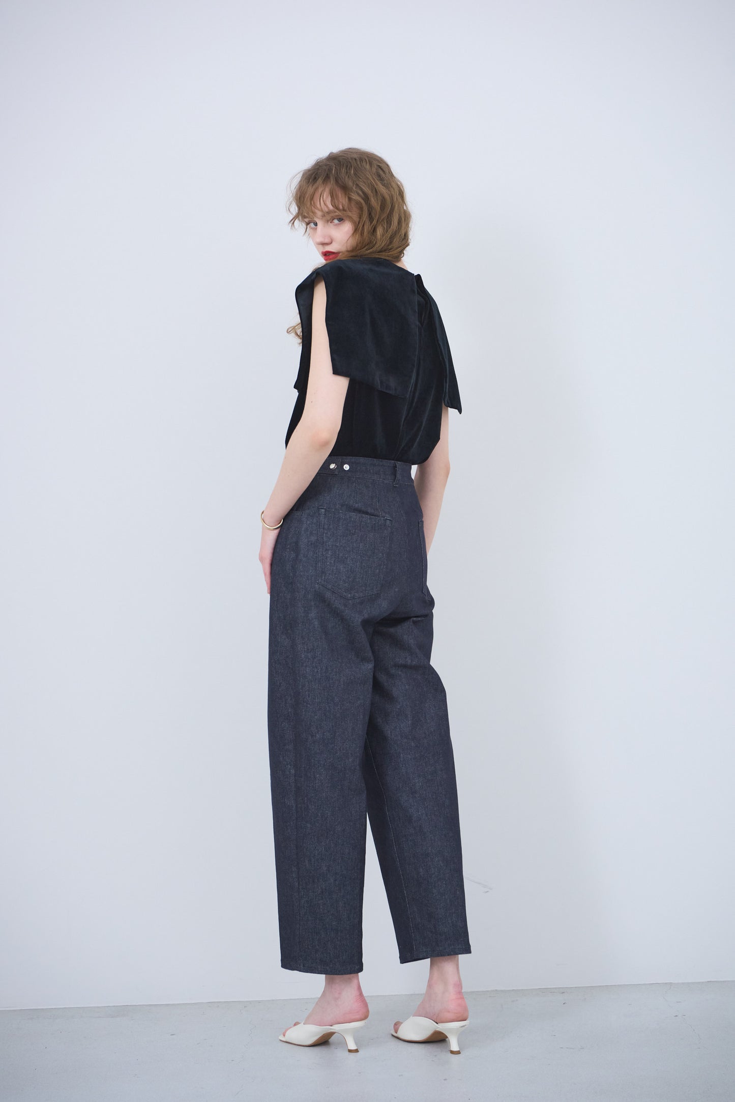 Velour marine BL
