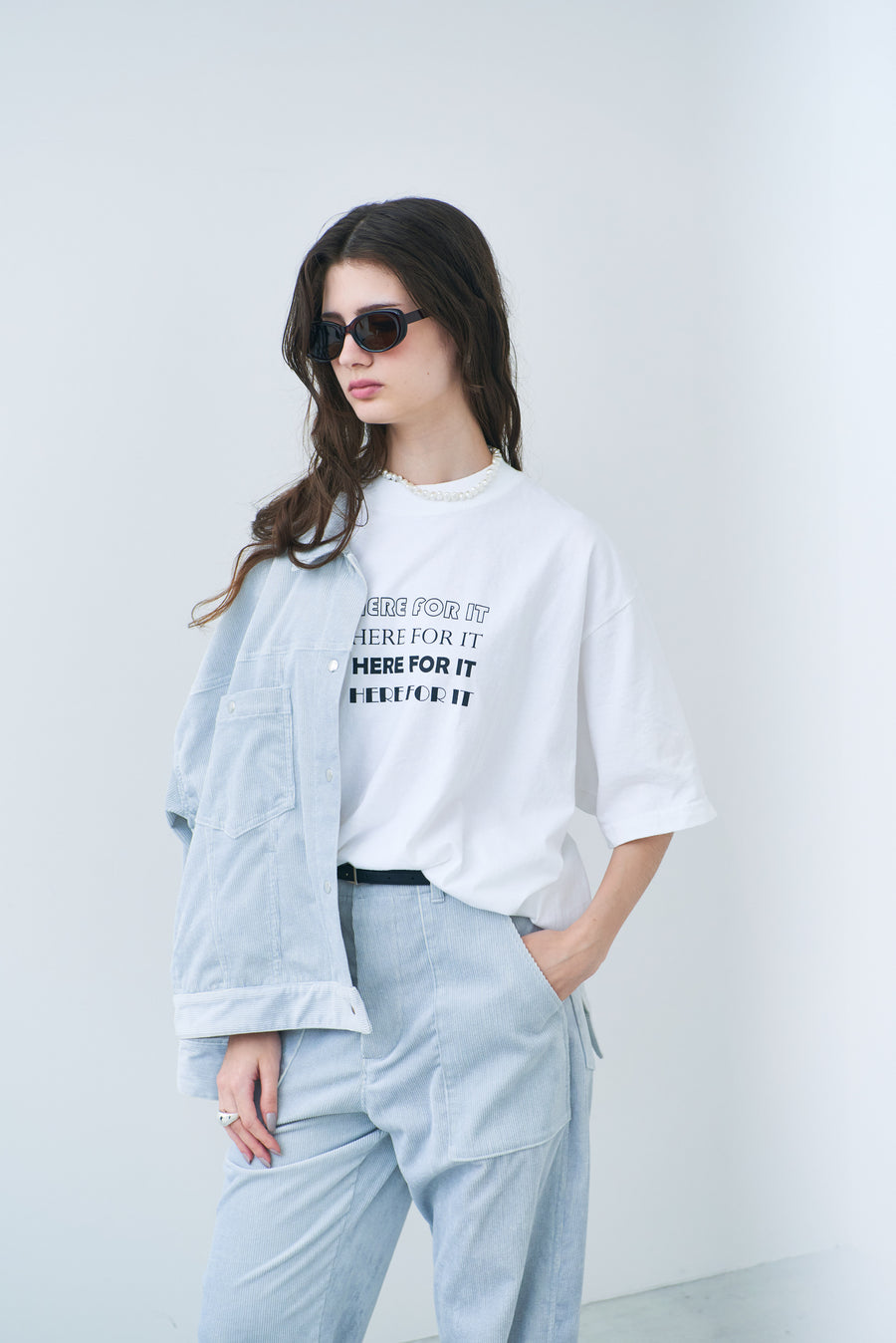 Boyfriend Tee (Olive branch)