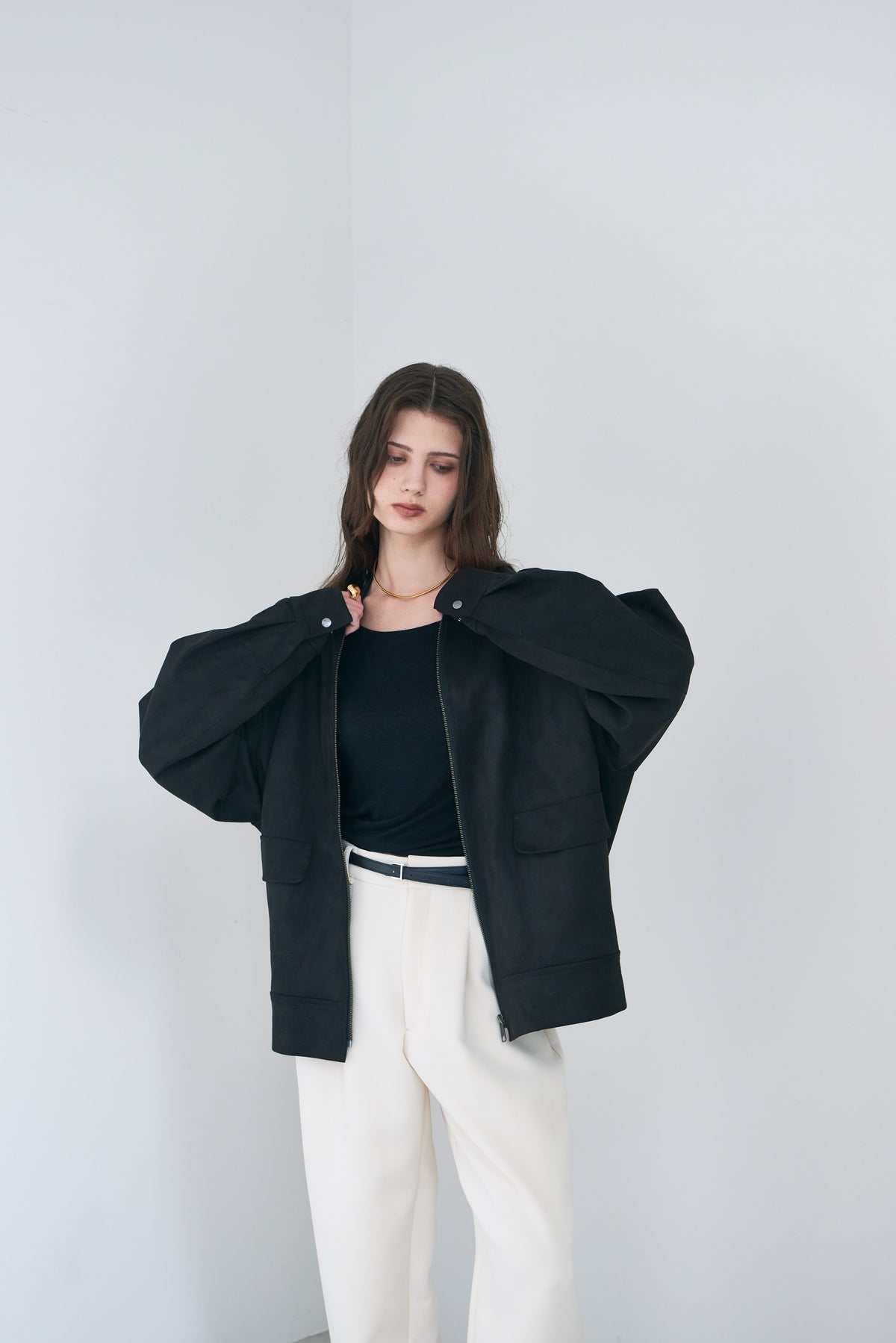 【PRE ORDER】Suede Zip Jacket