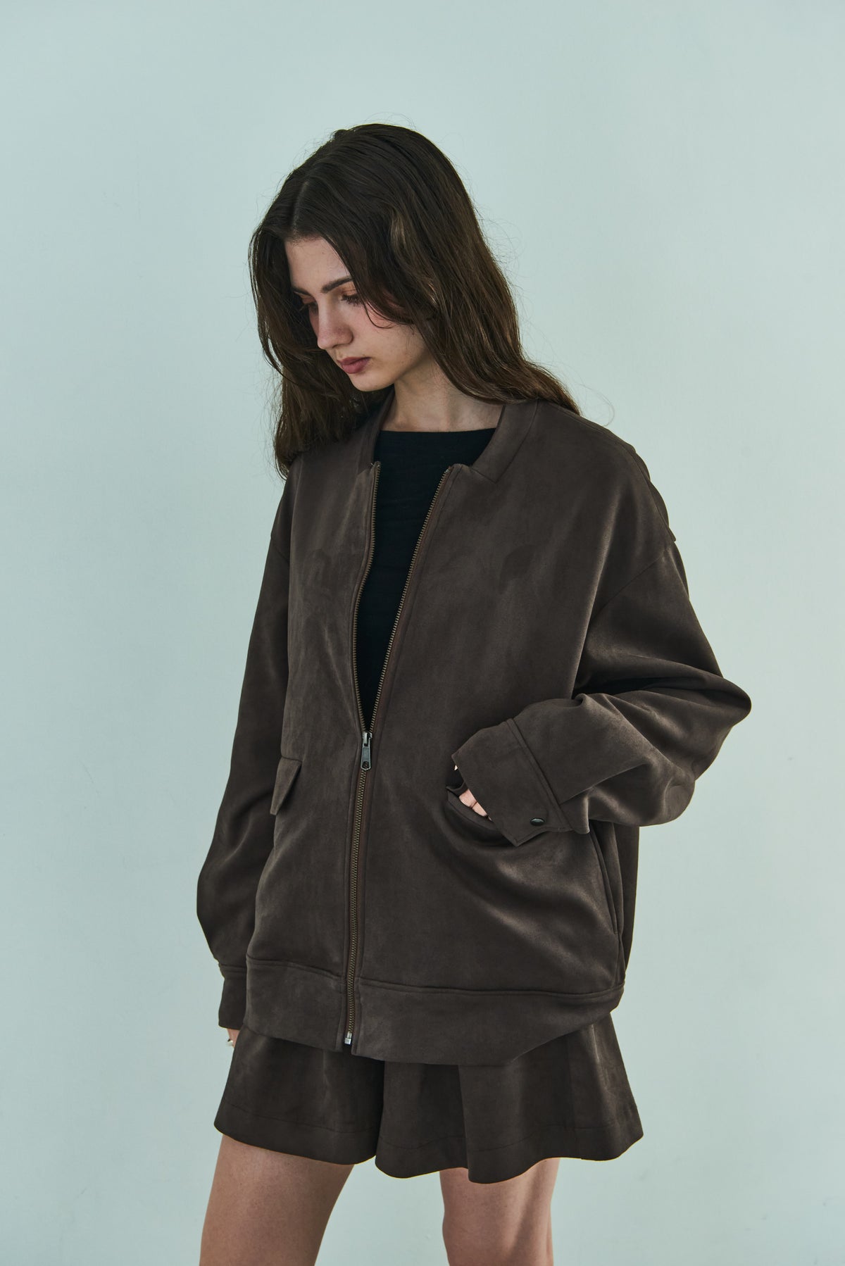【PRE ORDER】Suede Zip Jacket