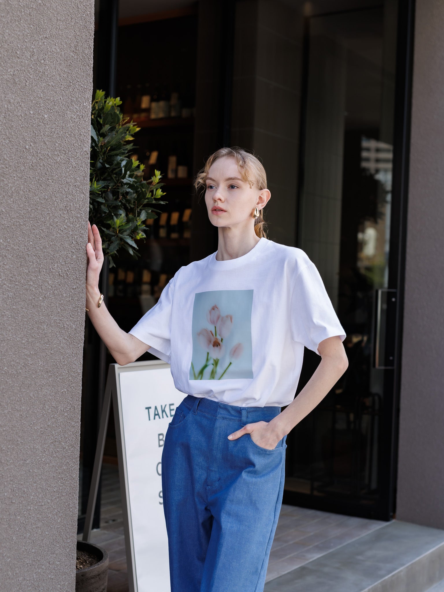 トップス LIten FLEUR T-shirt FLEUR T-shirt – LIten.online