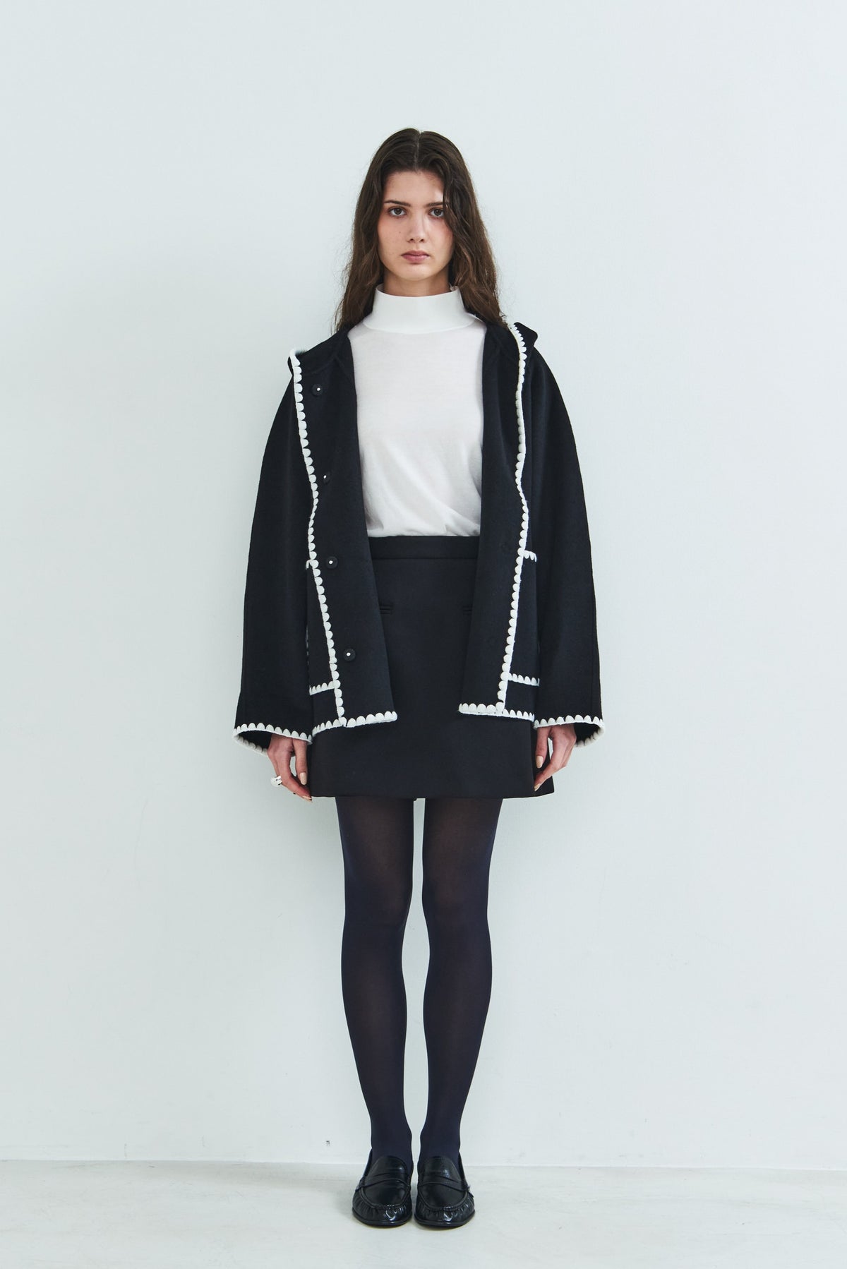【PRE OREDER】Scallop rever hoodie