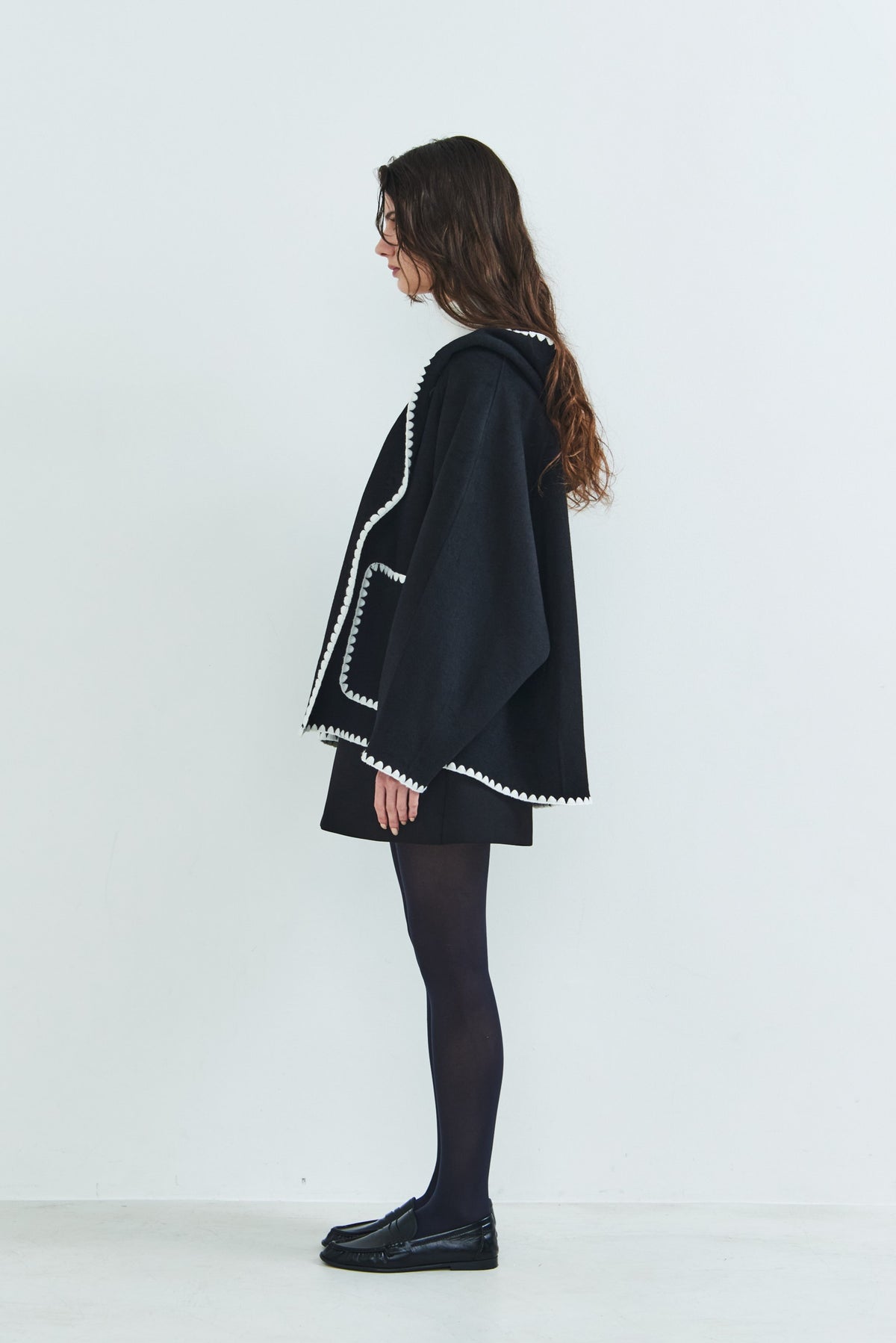 【PRE OREDER】Scallop rever hoodie