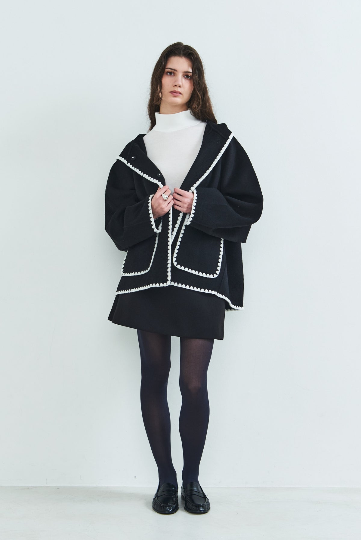【PRE OREDER】Scallop rever hoodie
