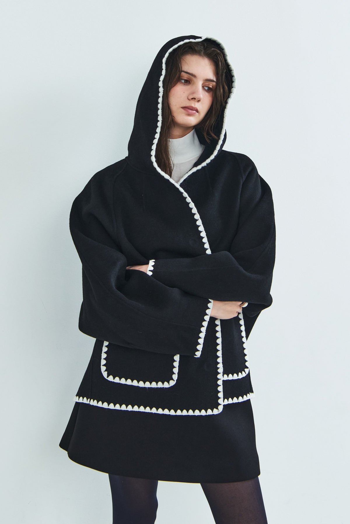 【PRE OREDER】Scallop rever hoodie