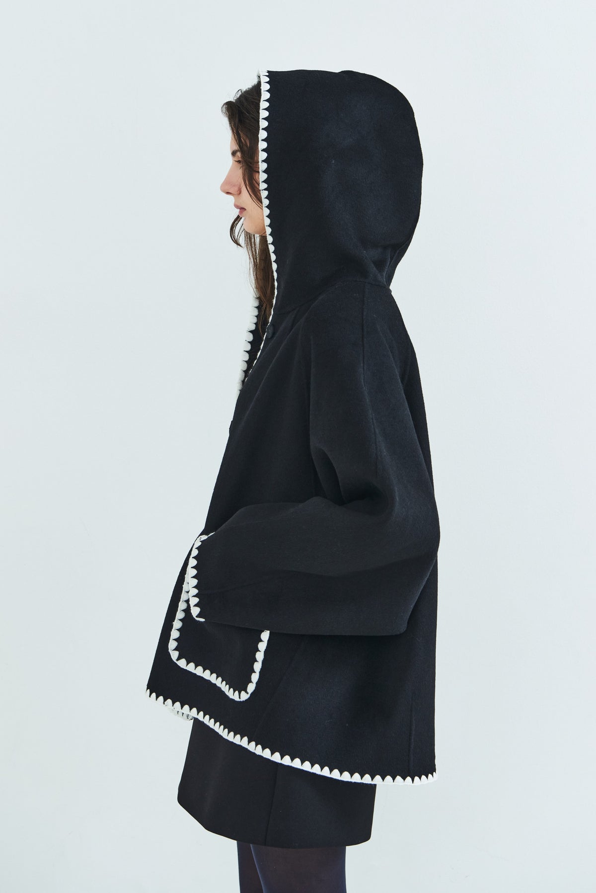 【PRE OREDER】Scallop rever hoodie