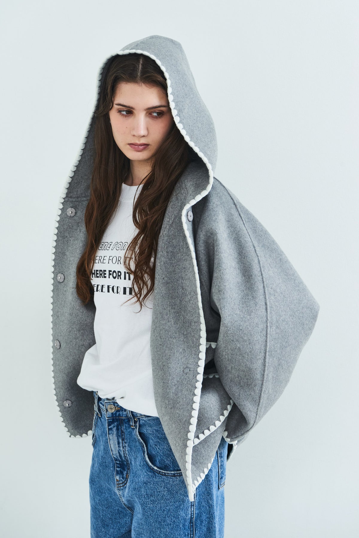 【PRE OREDER】Scallop rever hoodie
