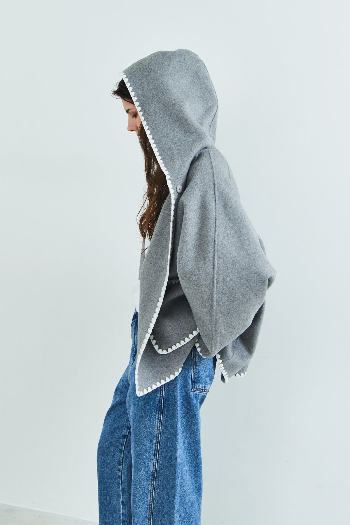 【PRE OREDER】Scallop rever hoodie