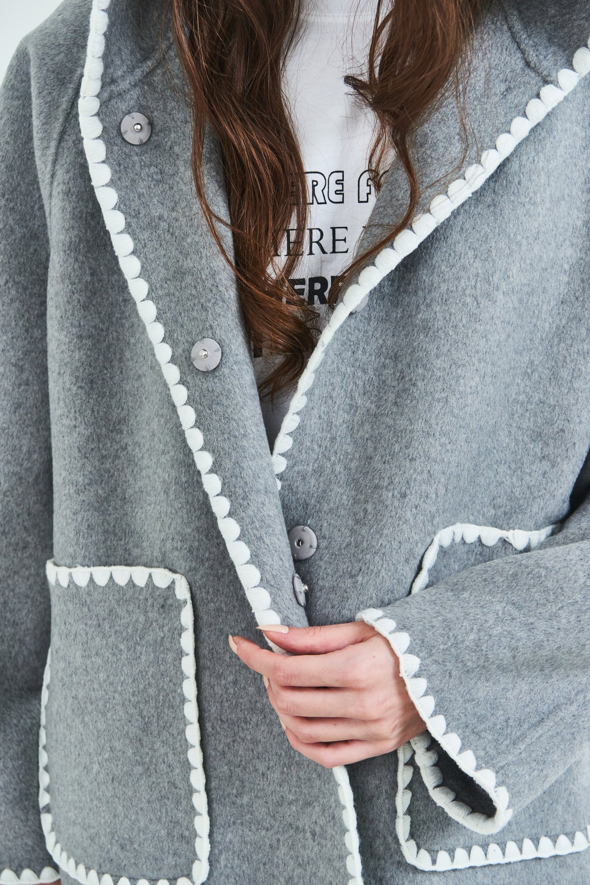 【PRE OREDER】Scallop rever hoodie
