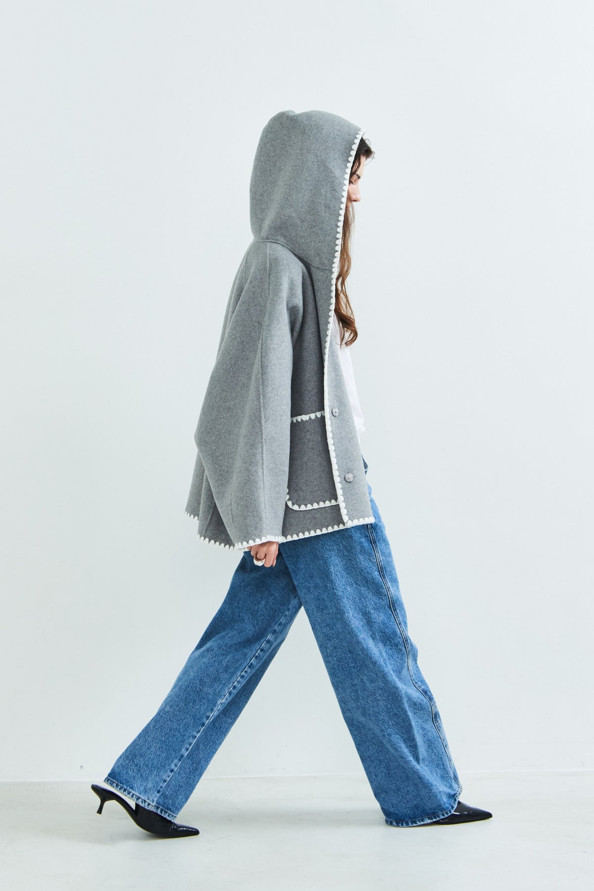 【PRE OREDER】Scallop rever hoodie