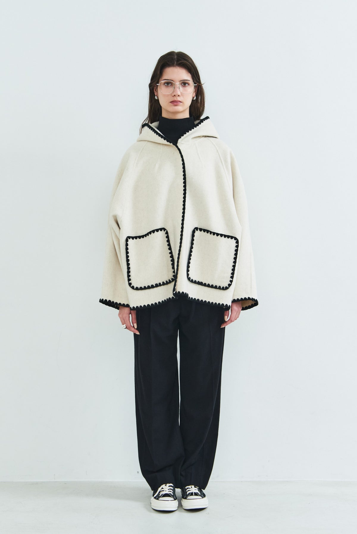 【PRE OREDER】Scallop rever hoodie