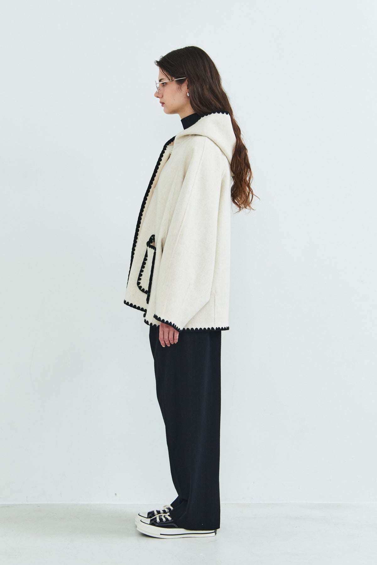 【PRE OREDER】Scallop rever hoodie