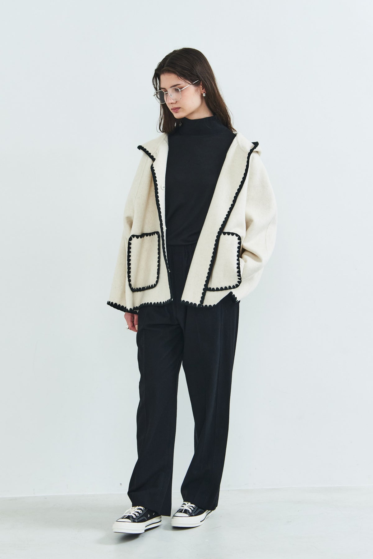 【PRE OREDER】Scallop rever hoodie