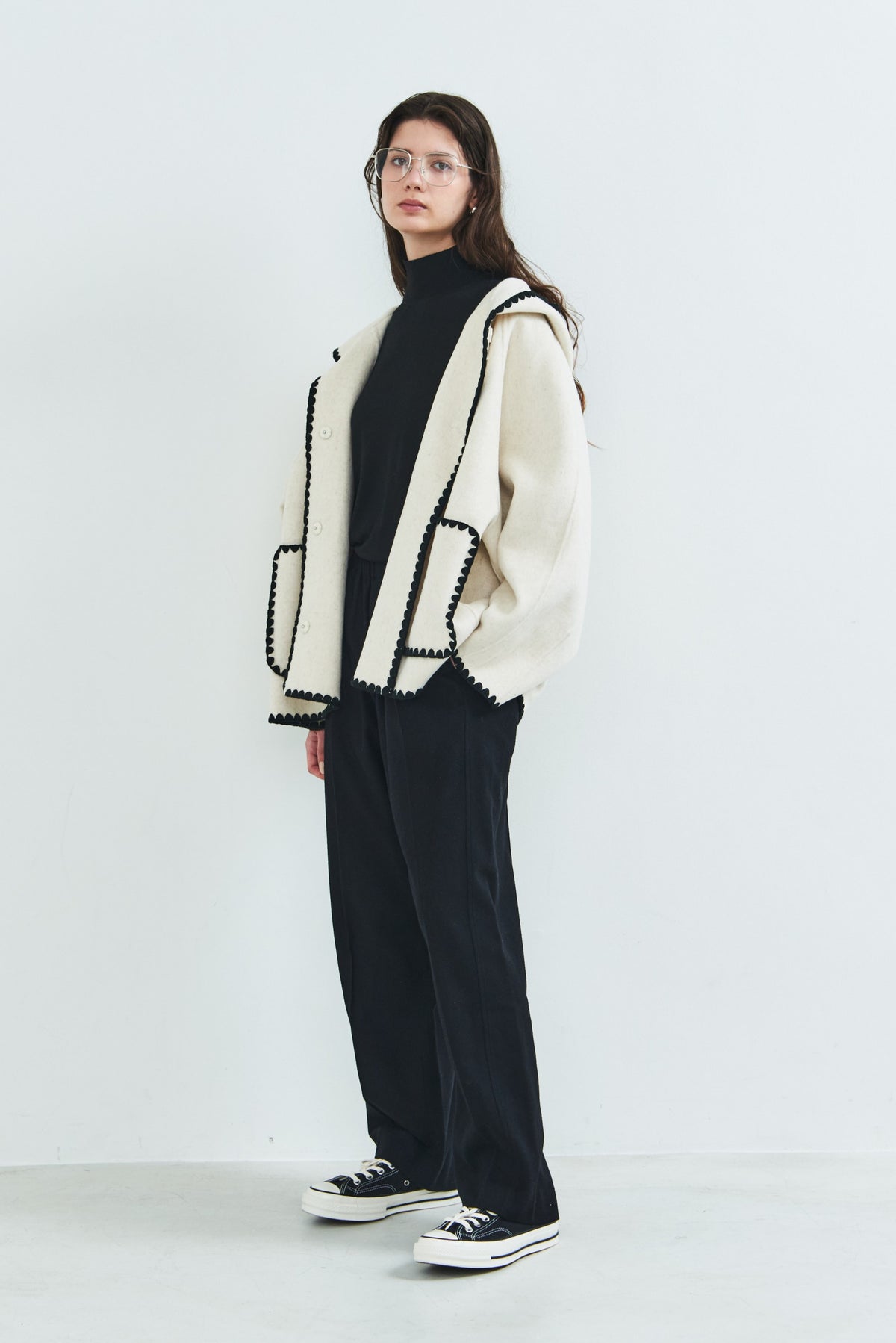【PRE OREDER】Scallop rever hoodie