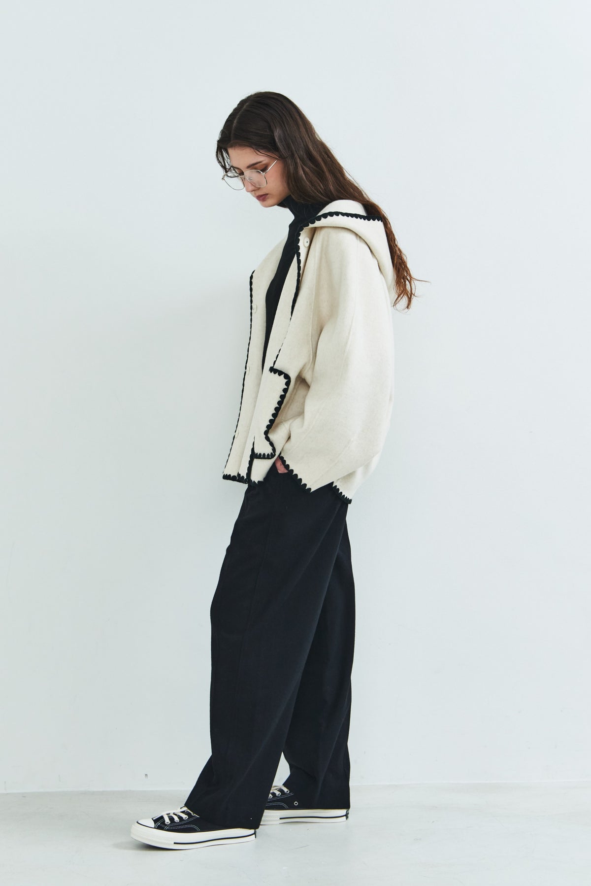 【PRE OREDER】Scallop rever hoodie