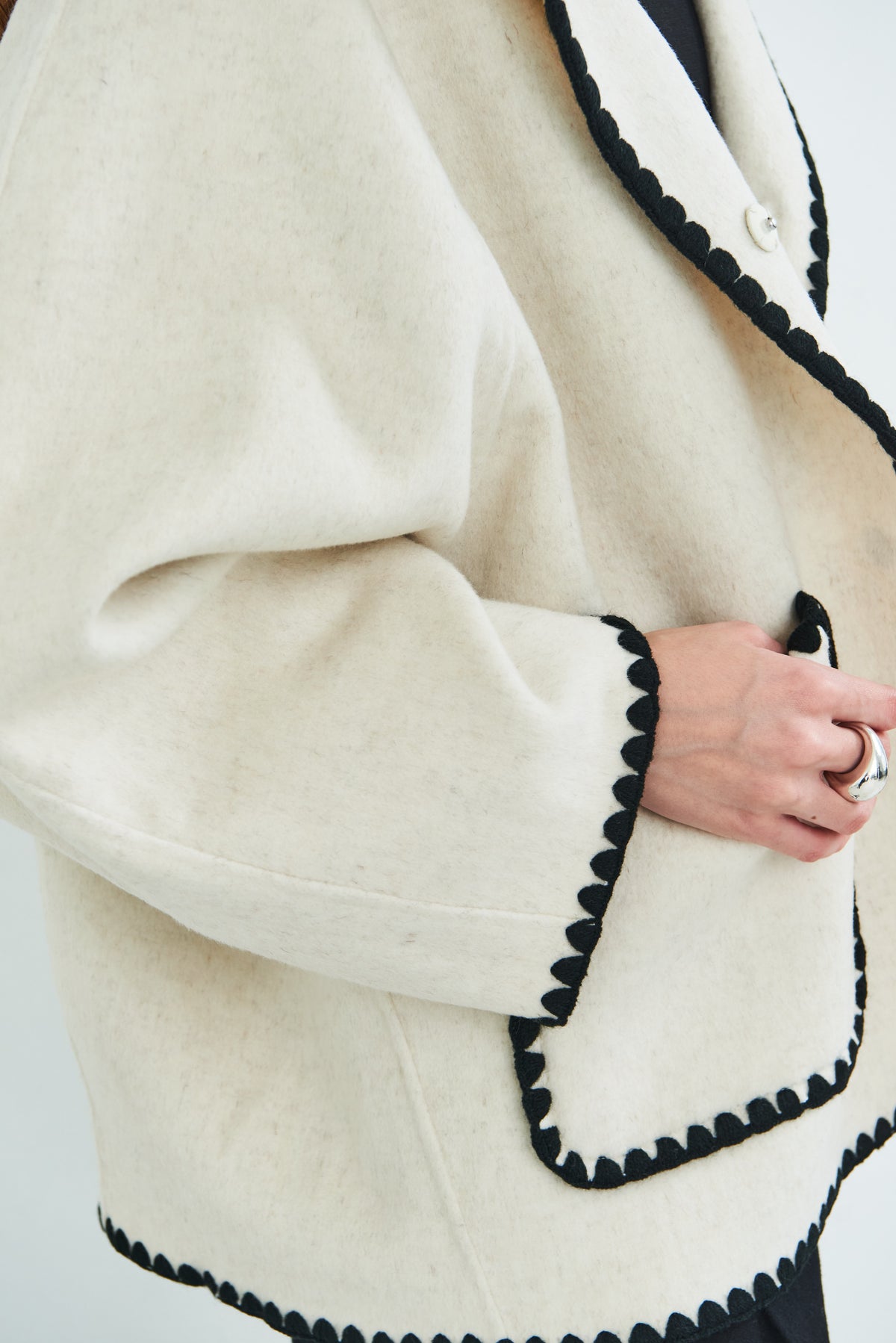 【PRE OREDER】Scallop rever hoodie