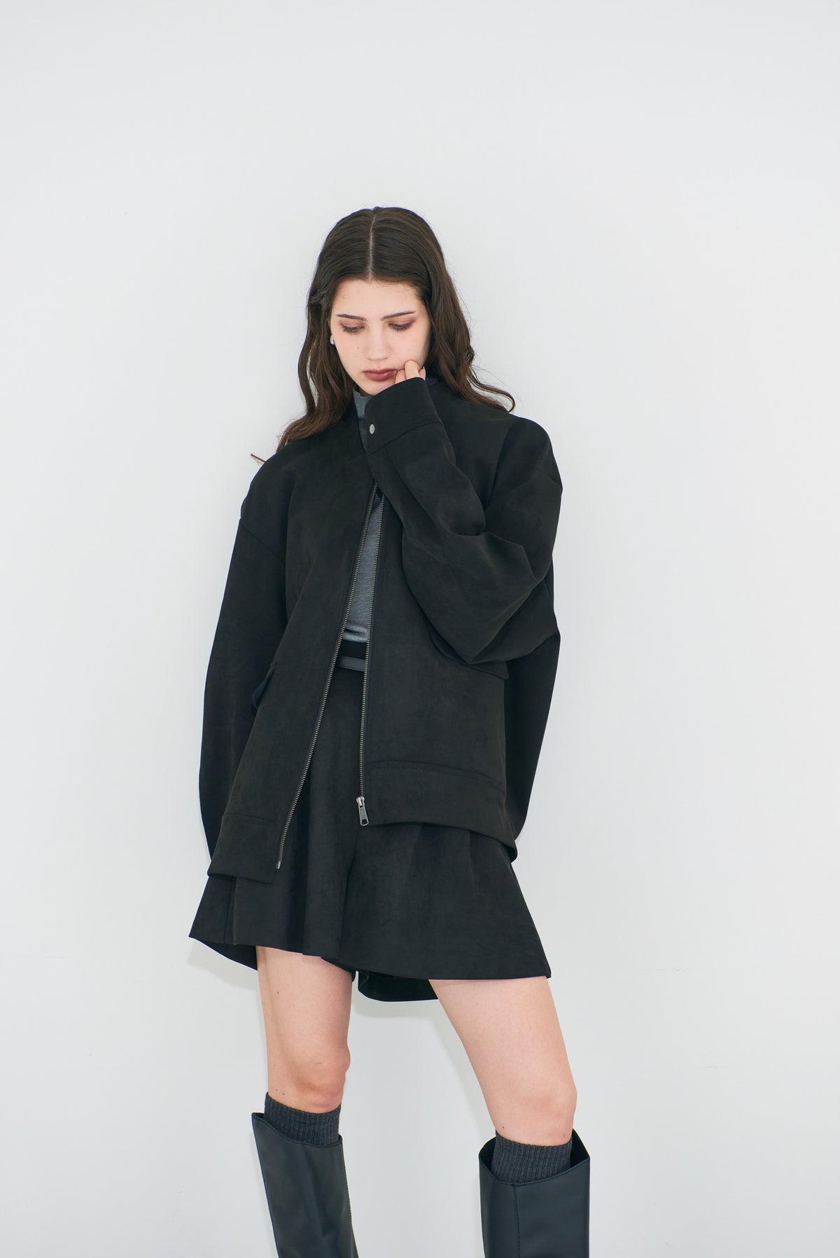 【PRE ORDER】Suede Zip Jacket