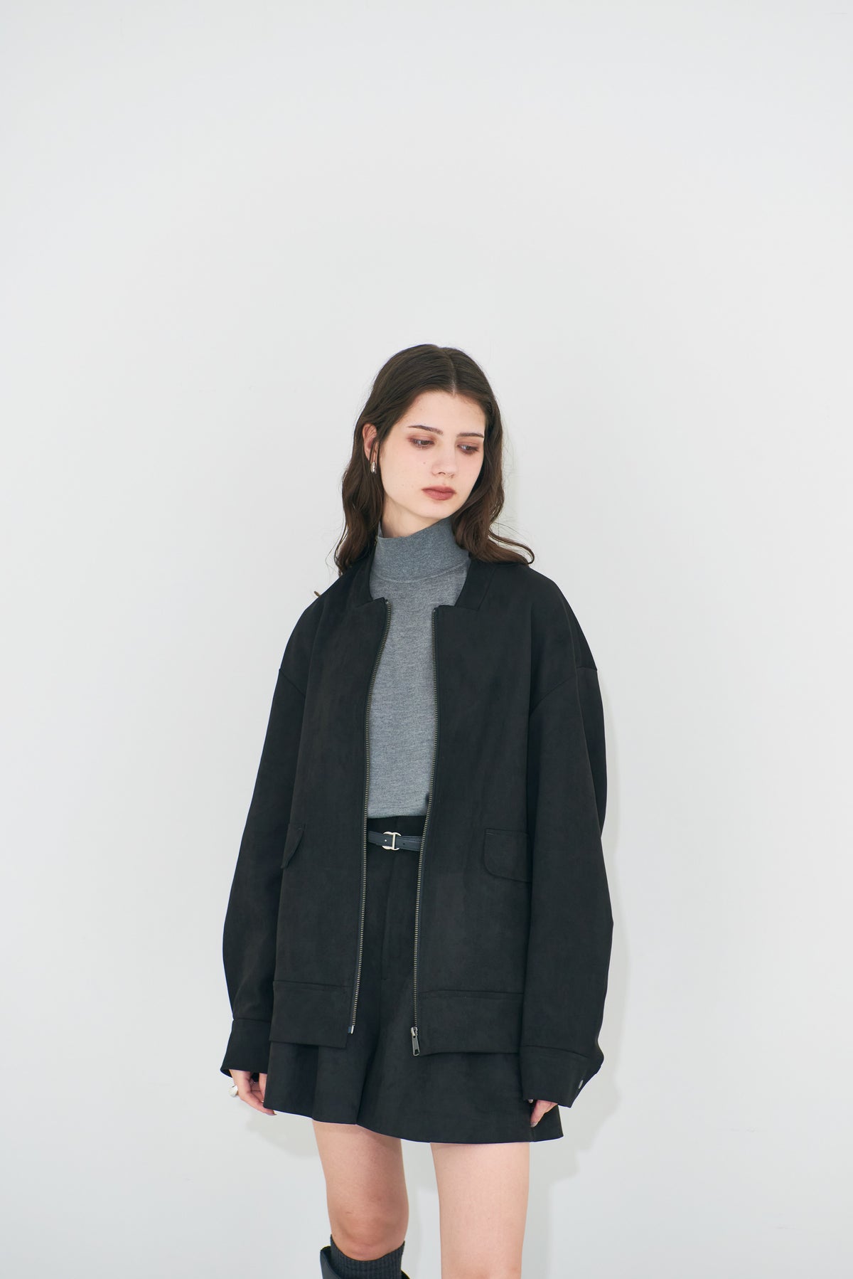 【PRE ORDER】Suede Zip Jacket