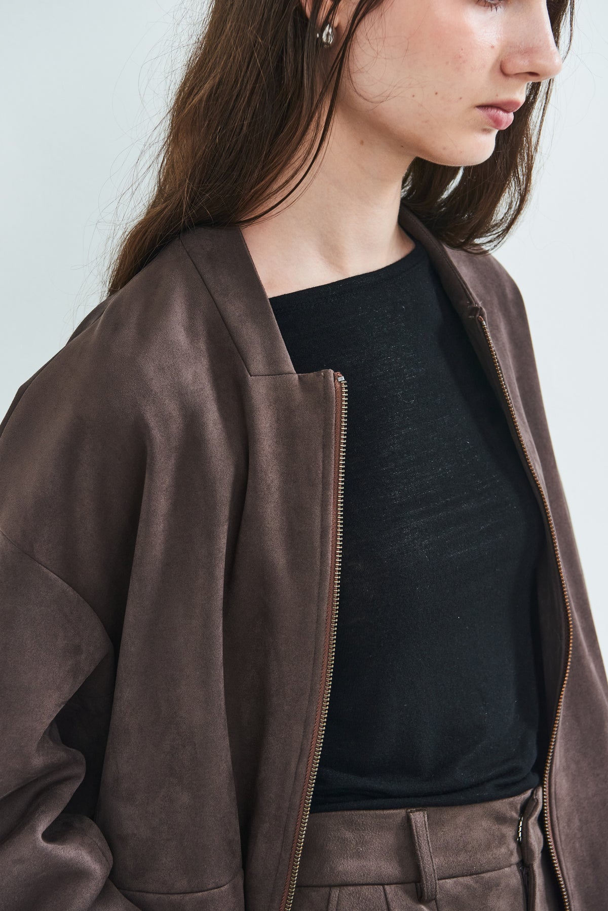 【PRE ORDER】Suede Zip Jacket