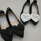 【PRE ORDER】Cœur Flat Pumps (BLACK CŒUR)