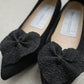 【PRE ORDER】Cœur Flat Pumps (BLACK CŒUR)