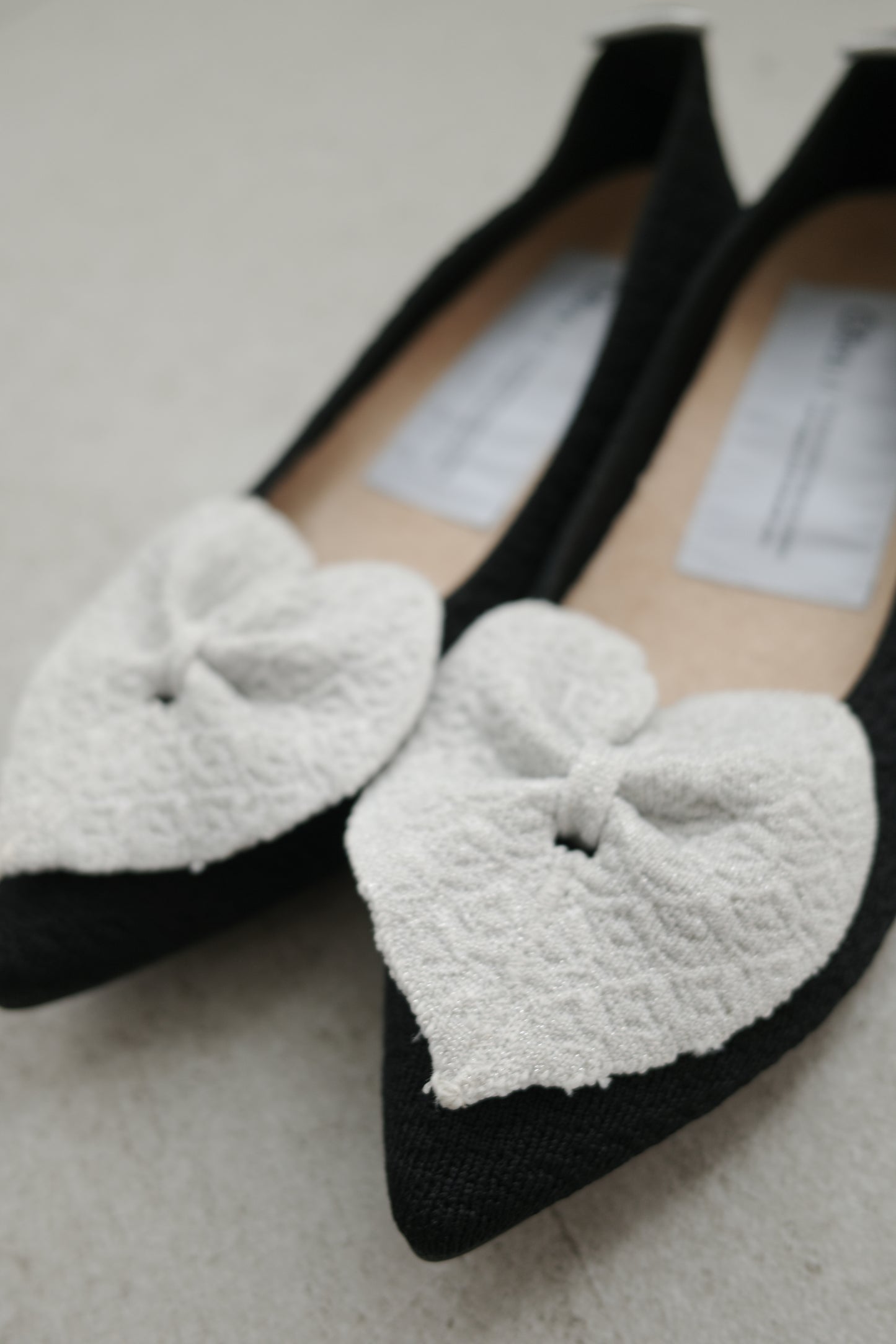 【PRE ORDER】Cœur Flat Pumps（WHITE CŒUR）
