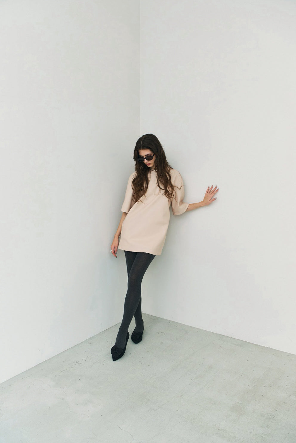 【PRE ORDER】Cœur Flat Pumps (BLACK CŒUR)