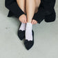 【PRE ORDER】Cœur Flat Pumps (BLACK CŒUR)