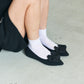 【PRE ORDER】Cœur Flat Pumps (BLACK CŒUR)