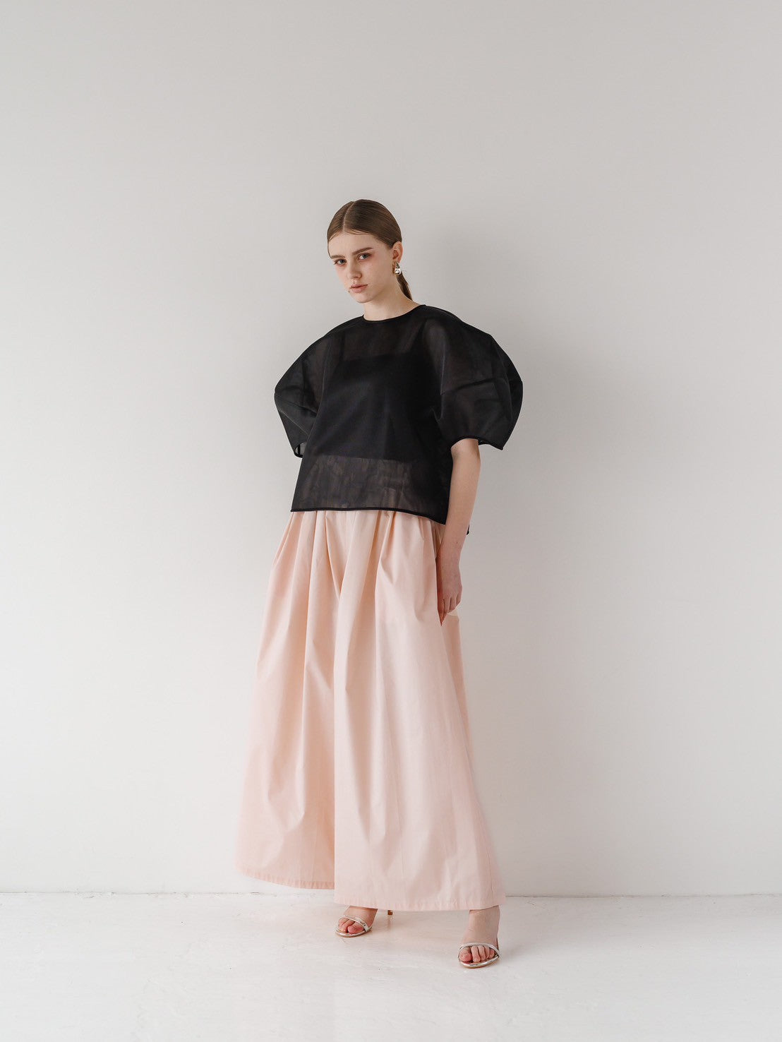 Re order//Sheer Sculpture Tops