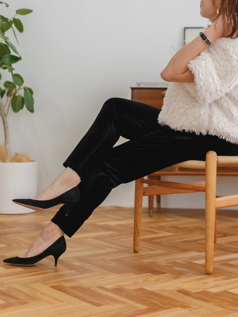 Velour easy pants