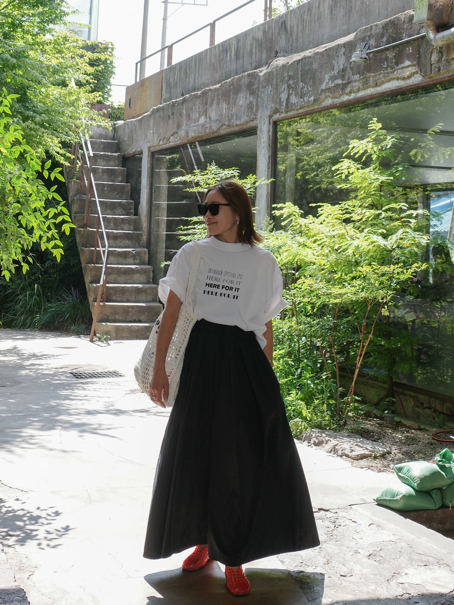 Boyfriend Tee (Here for it)
