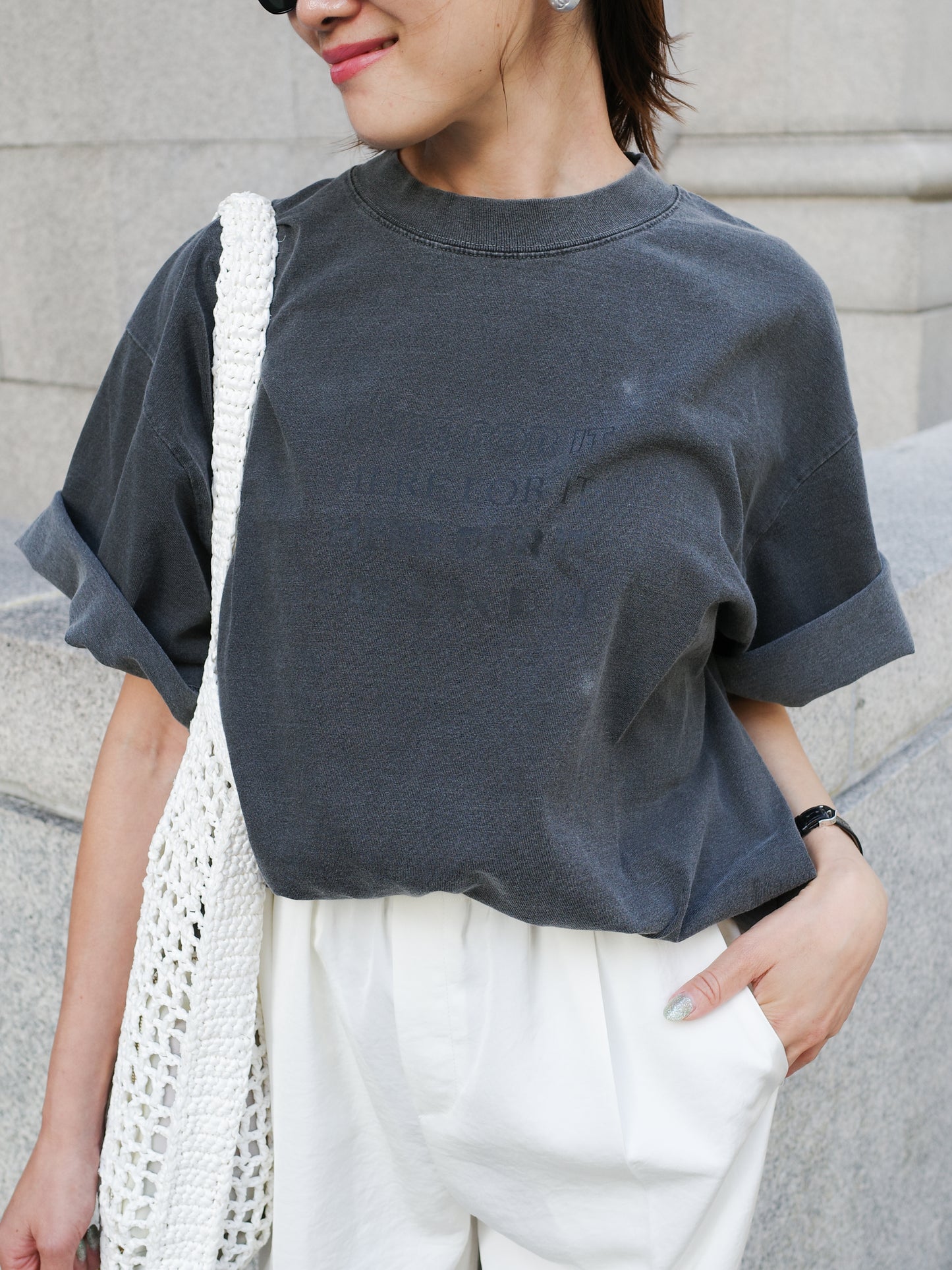 Boyfriend Tee (Here for it)