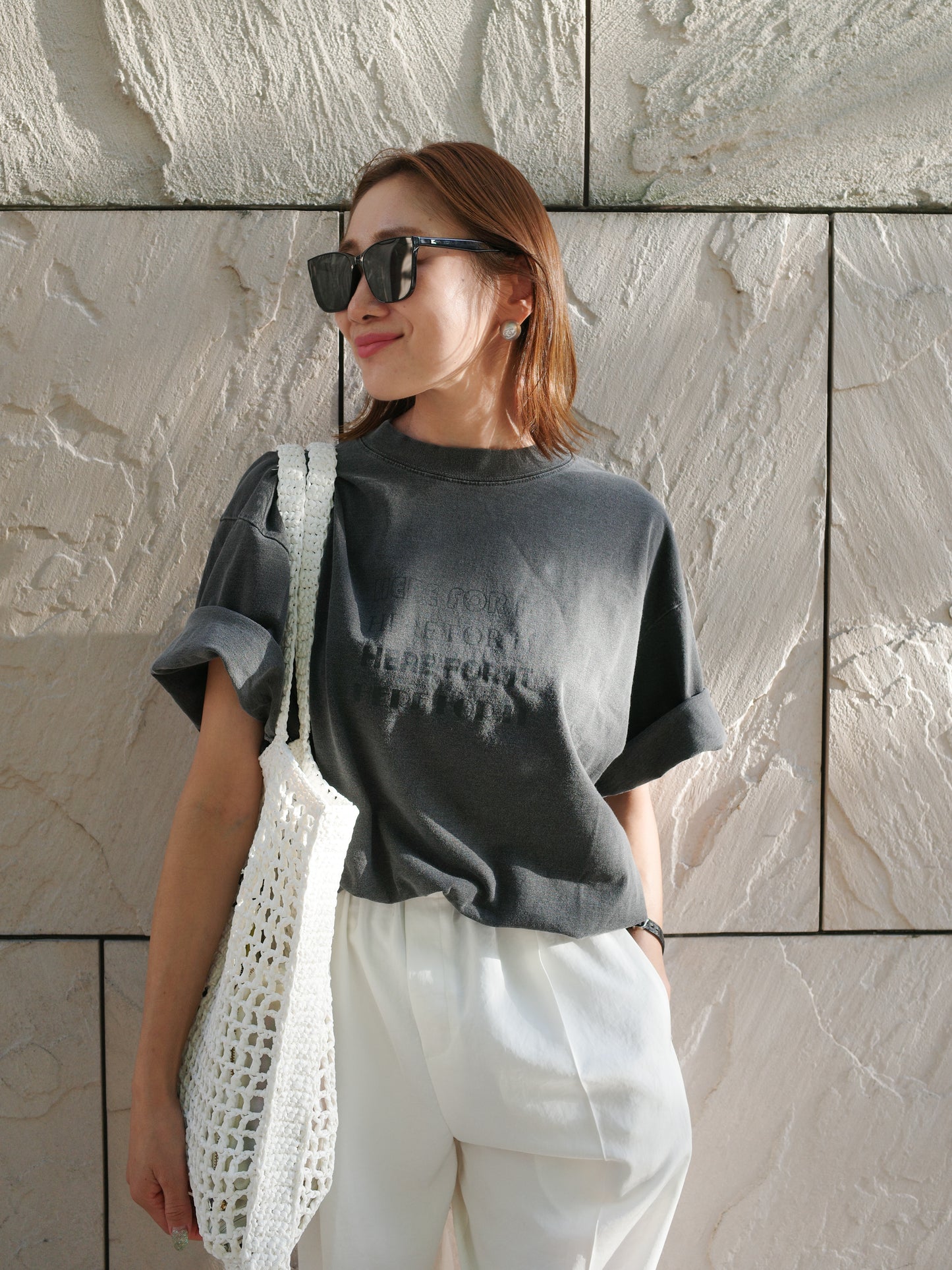 Boyfriend Tee (Here for it)