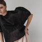 Re order//Sheer Sculpture Tops